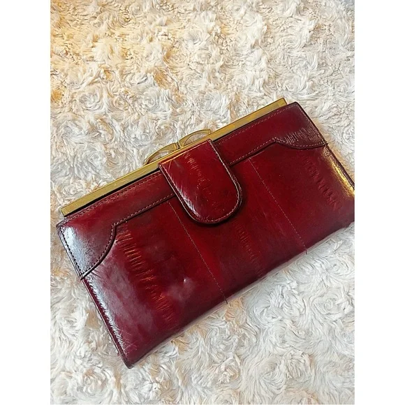 Eel Skin Wallet - Picture 1 of 5